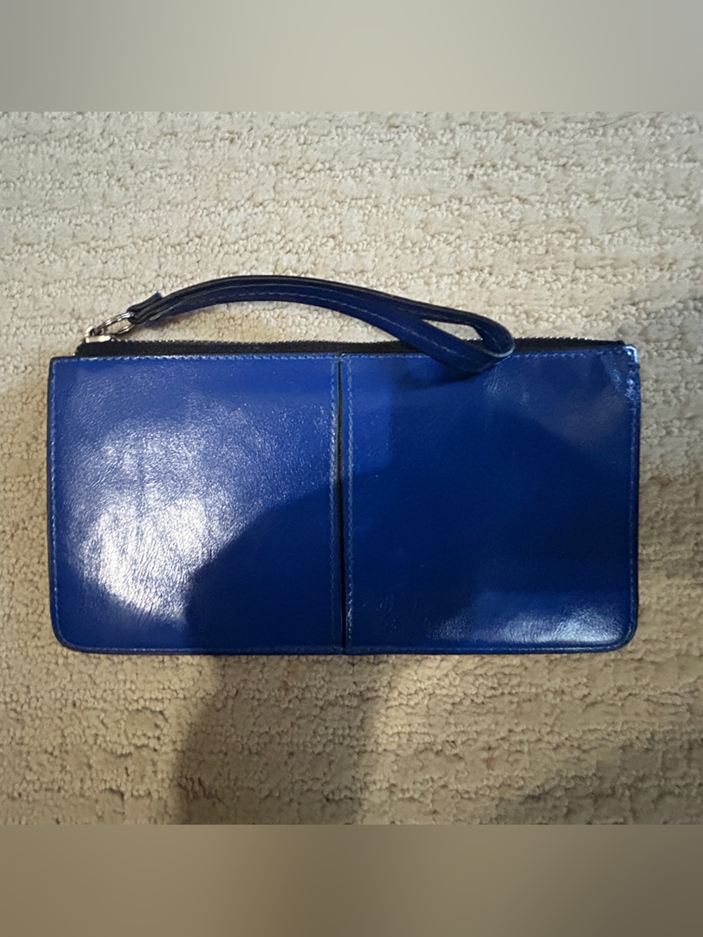 Classic Women’s Blue Wristlet Clutch